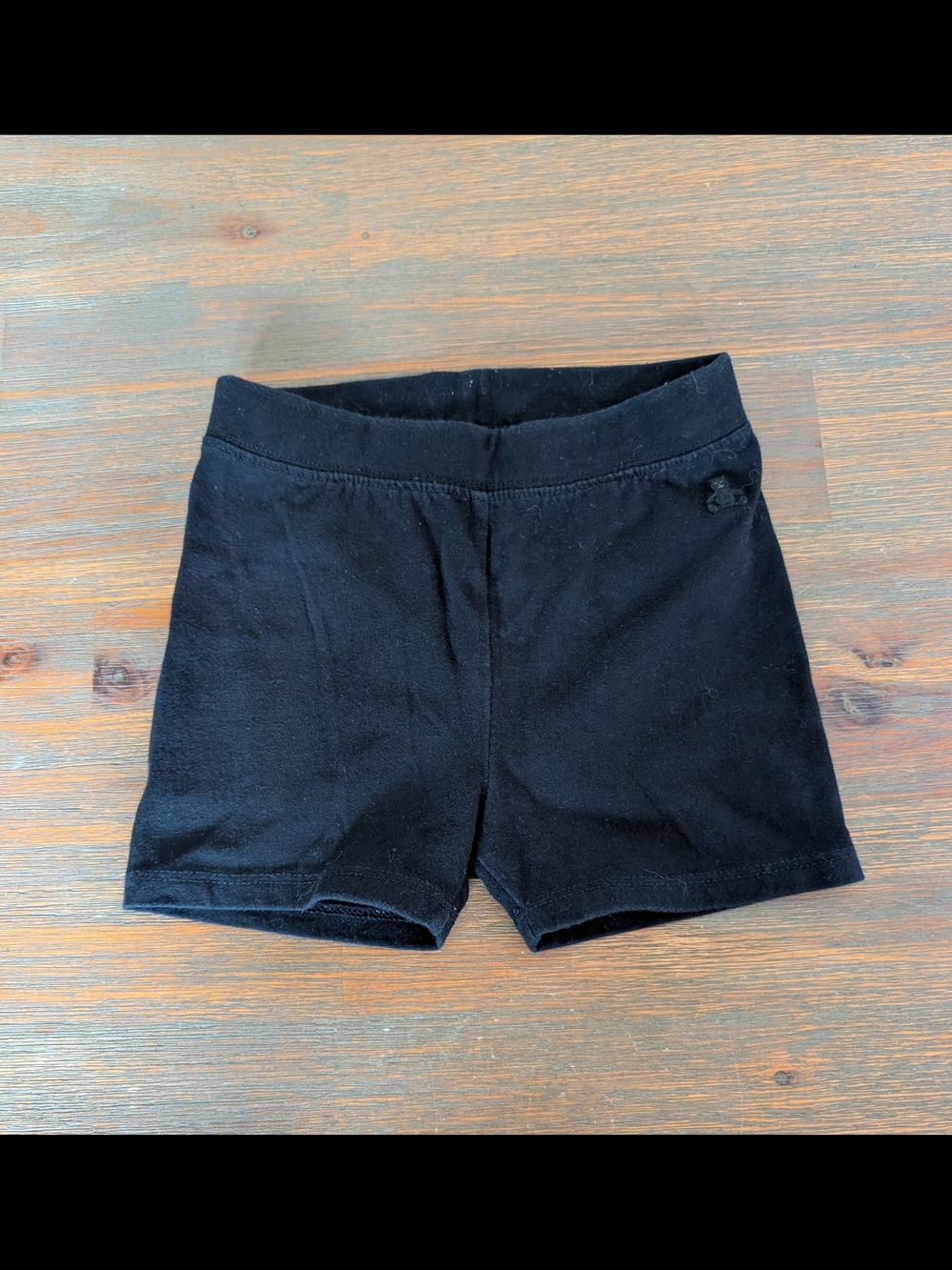 GAP Black Stretch Girls' Biker Shorts